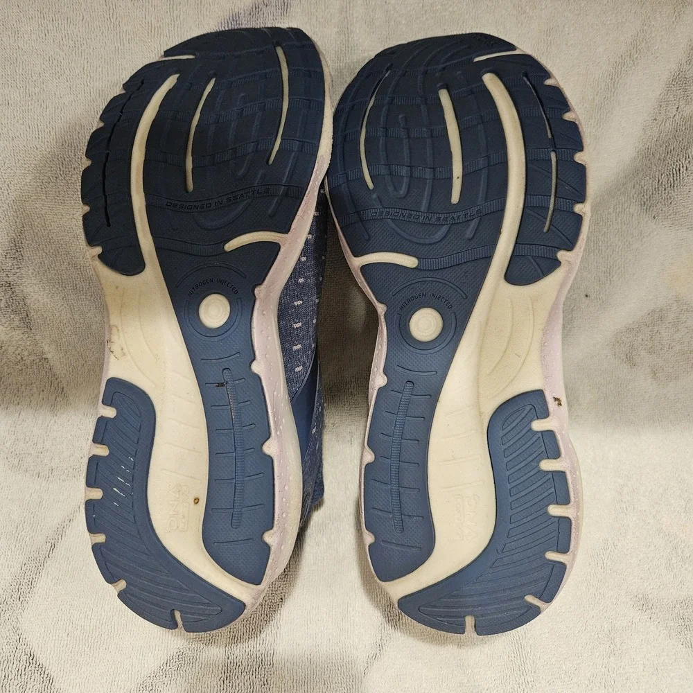 Brooks Shoes Womens 10 Blue Glycerin StealthFit 20 Running Sneakers